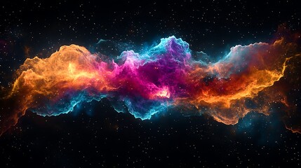 Fototapeta premium Exploring the Wonders of Space A Journey Through Nebulae Stars and Cosmic Phenomena