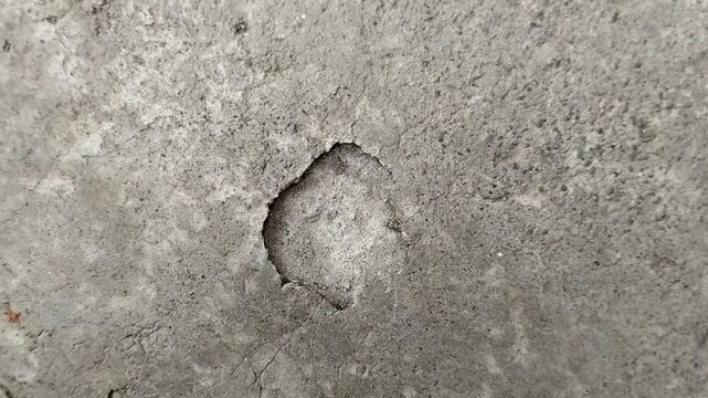Concrete surfaces are peeling or spalling. due to extreme weather