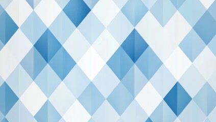 Abstract geometric pattern in shades of blue and white (1)