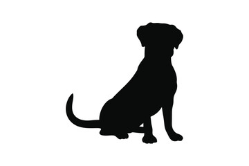 dog, silhouette, pet, animal, sitting, canine, companion, nature, elegant, artwork, black, white, shadow, shape, posture, calm, loyal, friendly, peaceful, tail, ears, fur, outline, domestic, art, mini