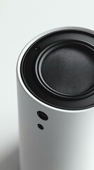 Modern speaker with sleek design and sound clarity.