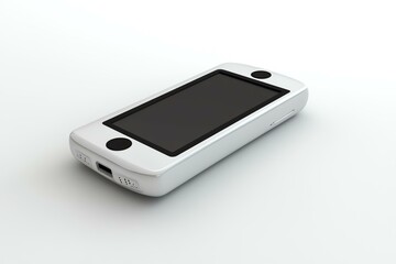 Modern smartphone on a clean surface.