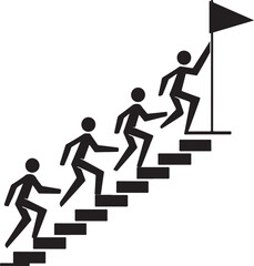 Ascending to Success A Symbolic Representation of Progress and Achievement