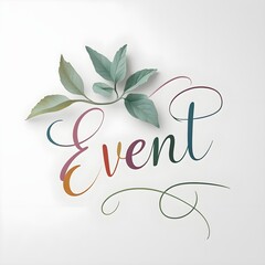 Event typography 