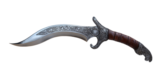 Ornate Dagger with Intricate Carvings (5)