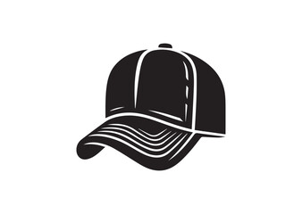 Trucker Cap Silhouette Vector