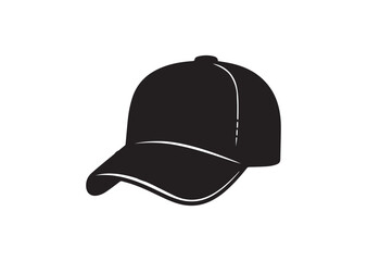 Trucker Cap Silhouette Vector