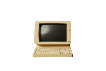 Vintage beige computer