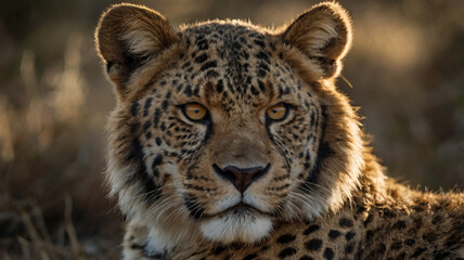 Obraz premium portrait of a leopard