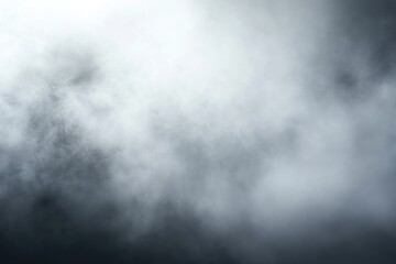 Fototapeta premium Ethereal smoky cloudscape, grayscale tones, diffuse light