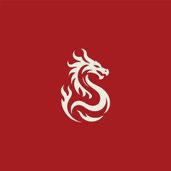 Dragon flame logo