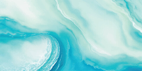 Soft watercolor wave background with pastel blue and green gradients. Perfect for spa branding, social media graphics, and serene designs.
