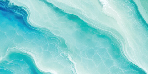 Soft Blue and Green Watercolor Ocean Wave Texture Background Featuring Abstract Waves Perfect for Creative Ocean-Inspired Graphic Design Projects and Elegant Visual Concepts.
