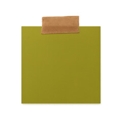 Olive Note with Tape