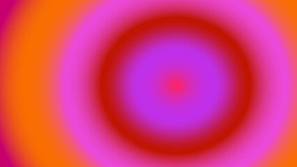 Vibrant concentric circles in orange, pink, and purple hues, creating a hypnotic effect