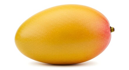 Fresh ripe mango fruit isolated on white background