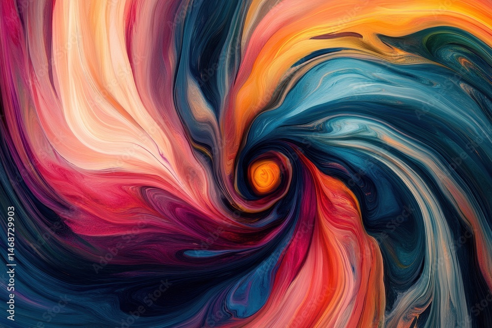 Wall mural swirling colors create dynamic fluid art design showcasing vibrant abstract patterns, colorful abstr