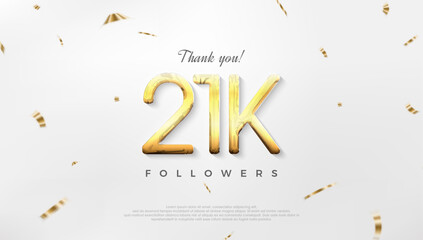 Thanks to 21k followers, celebration of achievements for social media posts.
