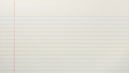 Fototapeta premium Lined Notebook Paper Background