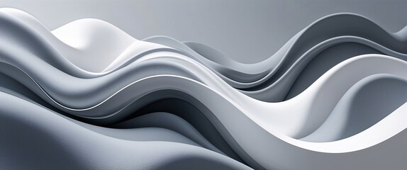 Fototapeta premium Elegant soft gray and crisp white color abstract background