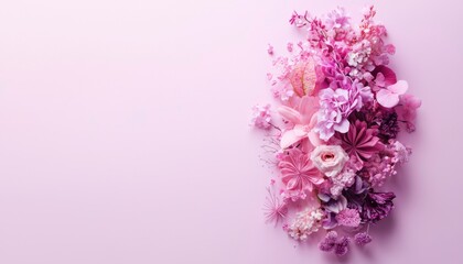 Fototapeta premium Pink flower arrangement