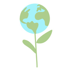 earth plant illustration