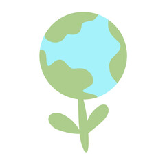 earth plant illustration