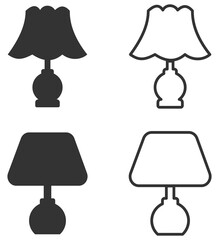 Obraz premium set of vector lamps