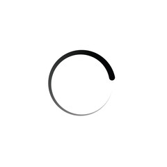 Circle loader collection. Loading bar Icons and Progress Bar icon Vector Set in black and white. Load bar, buffer vector icon. Loading bar icons symbol. Loading status icon.