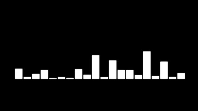 Graphs, statistics background.white colored vertical rectangles on a red background.