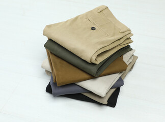 Chino Pants isolated on white background