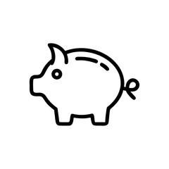 Piggy bank icon