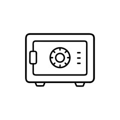 Safe deposit box icon