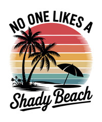 Obraz premium No One Likes a Shady Beach