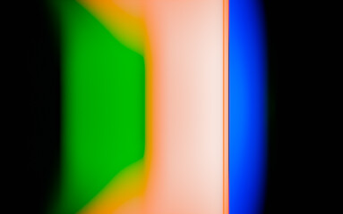 Abstraction of colored gradients of planes and lines as background.