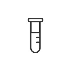 test tube isolated