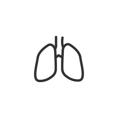 lungs icon design