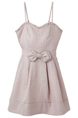 薄いピンクのドレス（pink dress)	
