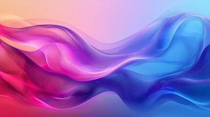 Naklejka premium Abstract Colorful Waves Background