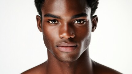 Obraz premium Close-up portrait of a dark-skinned man (2)