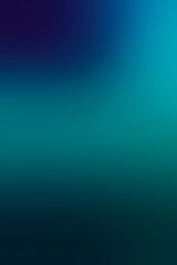Abstract blue teal background. Minimalist gradient. Smooth banner or wallpaper