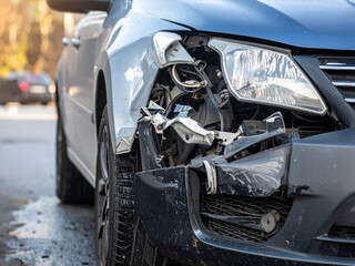 交通事故　AI生成画像 