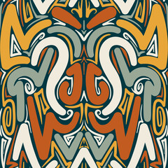 Background Abstract Symmetrical Composition with Vibrant Colors