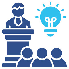 Motivational Speech Icon