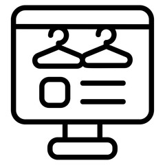 Web store Line Icon