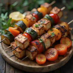 grilled chicken breast with vegetables