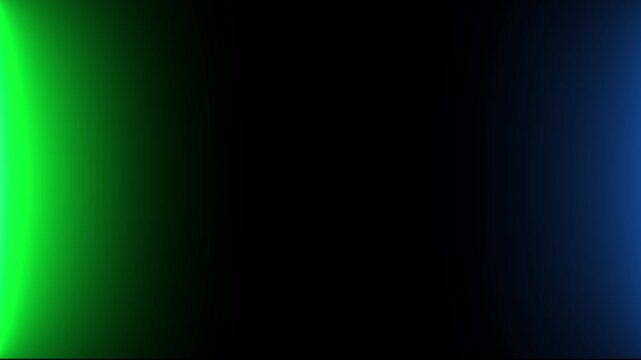 A strobe effect (bright flashing red light on a black background, random timing