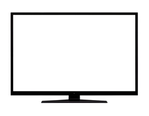 lcd tv monitor isolated