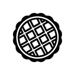 waffle icon on white background  .svg