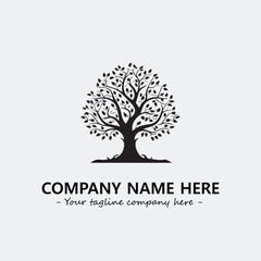 Obraz premium Tree Silhouette Logo Company Design Illustration Vector Graphic Image